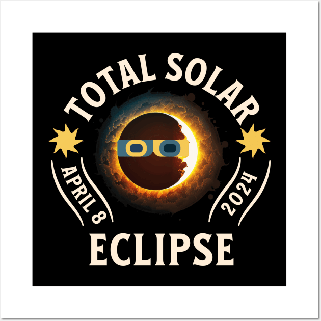 Total Eclipse 2024 Wall Art by Mind Your Tee